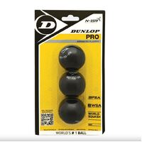 Dunlop Pro 3 Ball Blister Pack  image