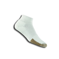 Thorlo Tennis Mini Crew Ankle Socks Thick Cushion White Multiple Sizes image