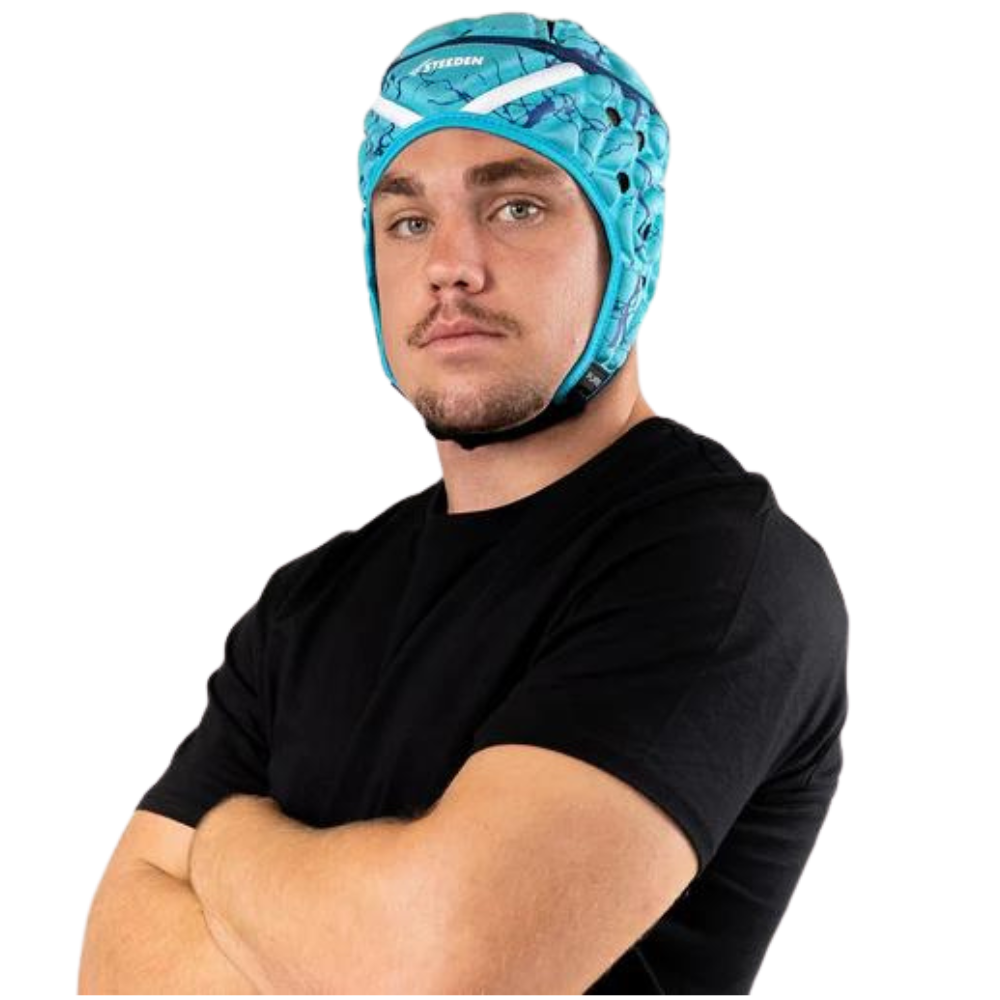 Steeden Players Head Gear Navy/White
