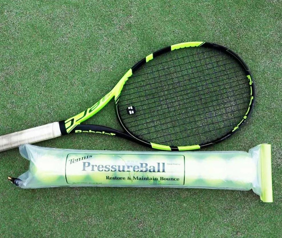 PressureBall Tennis Ball Presssuriser 2 Tubes + 1 Pump