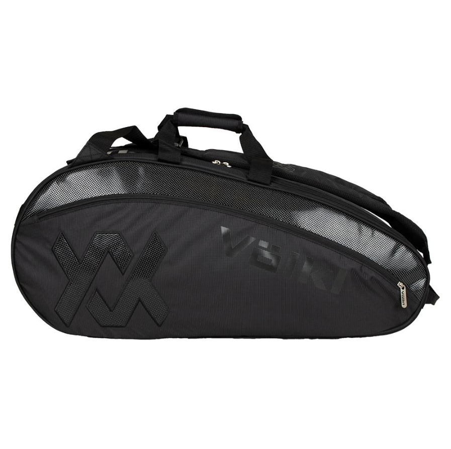 Volkl-Tour Combi Tennis Bag Black and Stealth- 687437695629