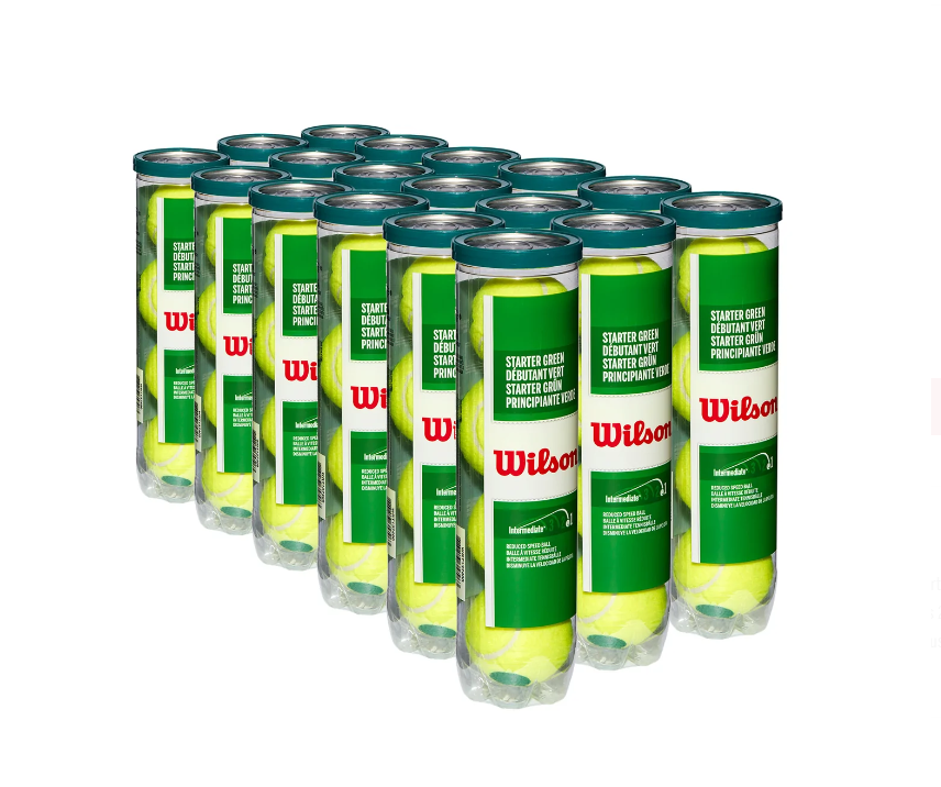 Wilson Starter Green 4 Ball 18 Can Case