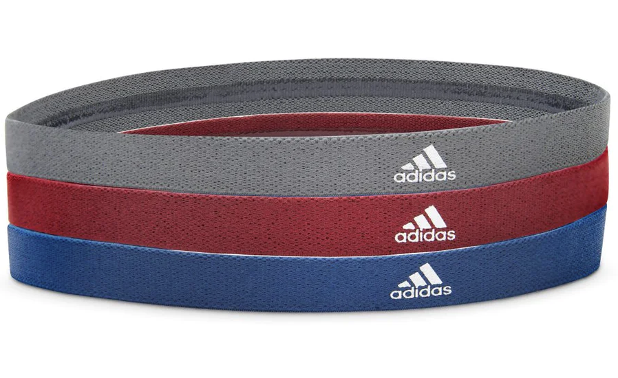 Adidas Sports Hair Bands (3 Pack)