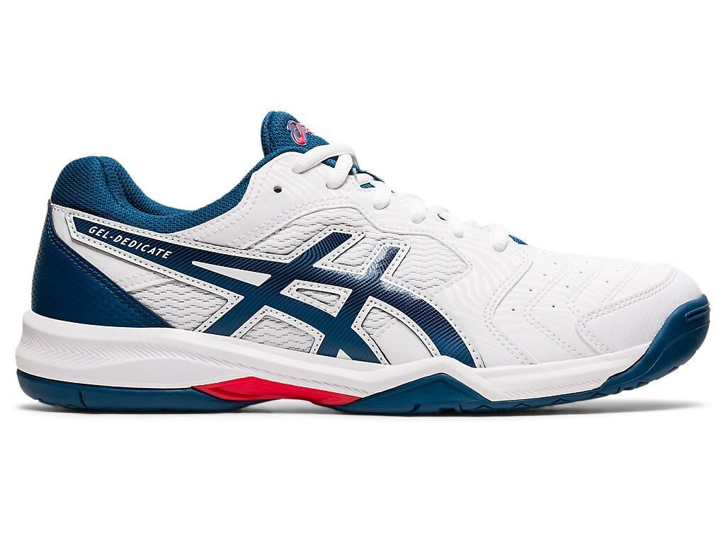 asics white tennis shoes