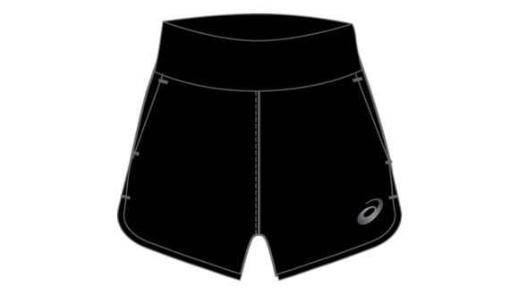 Asics Women s 5 Inch Training Shorts Black