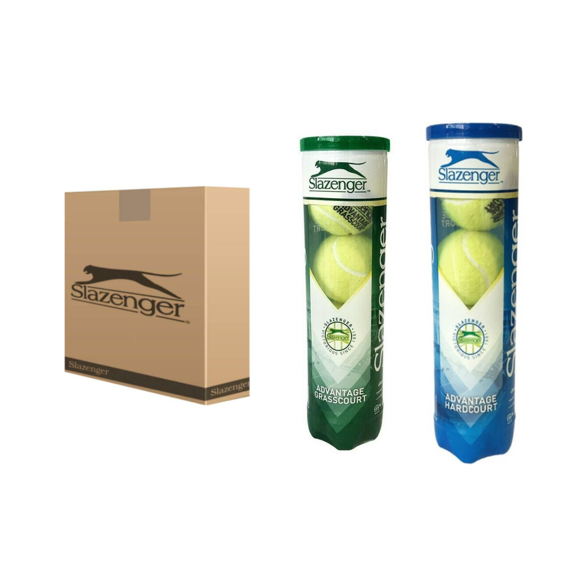 Slazenger Hard x Grass Hybrid Case (36x4 ball cans)