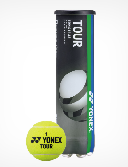 Yonex Tour Tennis Balls (4 Ball Can)