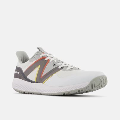 New Balance 796V3 4E Width White Rain Cloud Vibrant Orange