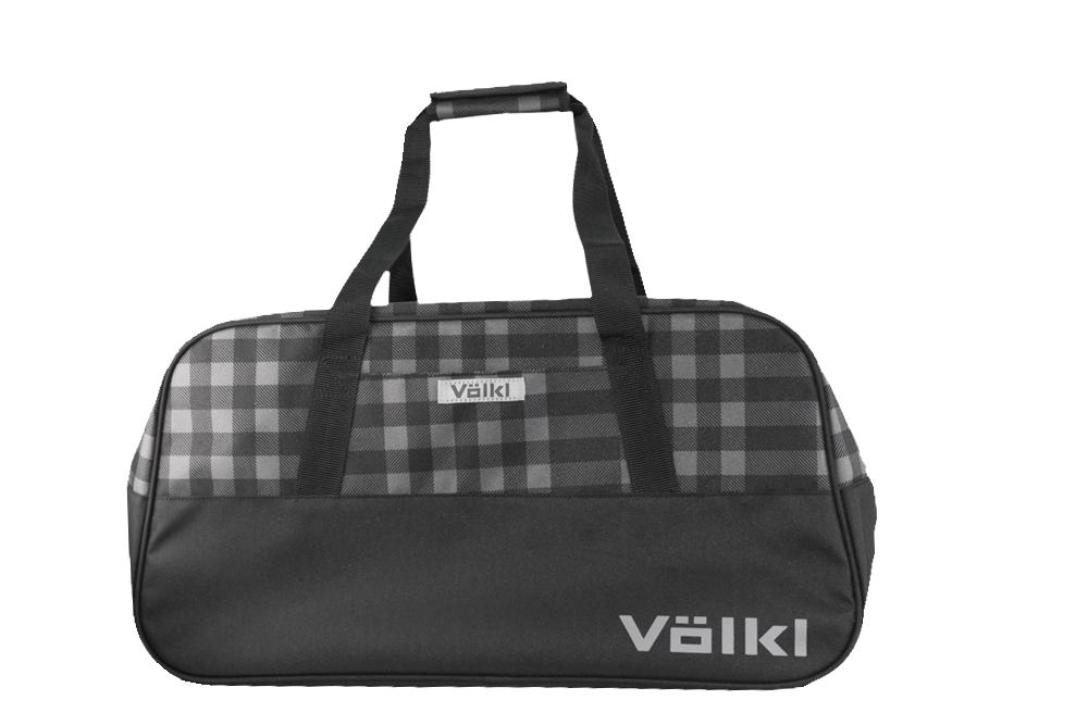 tartan duffle bag