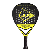 Dunlop Tristorm Pro (365g) Padel Racket - Black/Yellow/Grey/White image