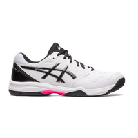Asics Mens Gel Dedicate 7 HC -White/Hot Pink image