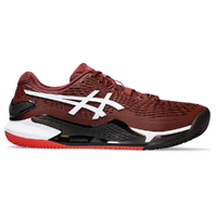 Asics Mens Gel Resolution 9 Clay (HB) - Antique Red/White image