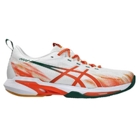 Asics Mens Sonic Smash Padel Shoes - White/Orange image