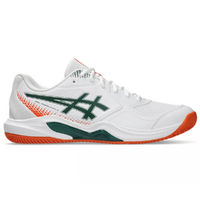 Asics Mens Gel Dedicate 9 Padel Shoes - White/Jewel Green image