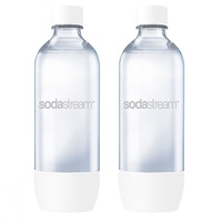 Soda Stream Carbonating Bottles 1L White Set of 2 image