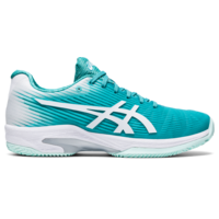 Asics Solution Speed FF Clay Techno Cyan/White Women's Shoe image