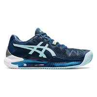 Asics Womens Gel Resolution 8 Clay - Light Indigo/Clear Blue image