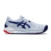 Asics Womens Gel Resolution 8 HC - Soft Sky/Dive Blue image