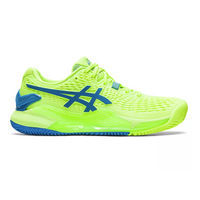 Asics Womens Gel Resolution 9 Clay - Hazard Green/Reborn Blue image