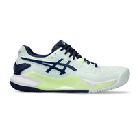 Asics Womens Gel Resolution 9 Clay - Pale Mint/Blue Expanse image