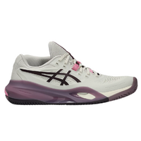 Asics Womens Gel Resolution X (Clay) - Soft Oat/Dark Aubergine image