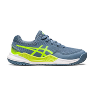 Asics Gel Resolution 9 GS - Steel Blue/Hazard Green image