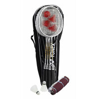 Yonex 4 Players Badminton Racquet Set Racket - Shuttlecocks - Net - Poles - Bag image