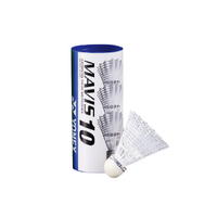 Yonex Mavis 10B Nylon Badminton (3) Shuttlecocks (Middle- Blue) image