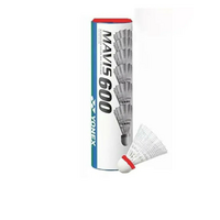 Yonex Mavis 600 Nylon Badminton (6) Shuttlecocks (Fast- Red) image