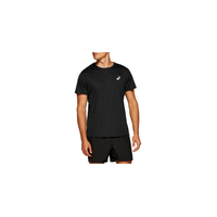 Asics Mens Silver Short Sleeve Top - Black image