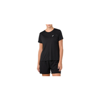 Asics Womens Silver Short Sleeve Top - Black image