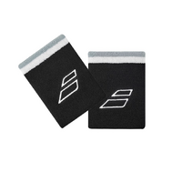 Babolat Logo Jumbo Wristbands - Black/White image