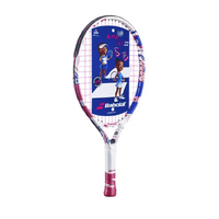 Babolat B FLY 17" Junior Tennis Racquet - White/Pink/Purple  image