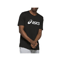 Asics Mens Triblend Training Short Sleeved Top - Black image