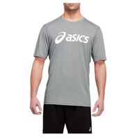 Asics Mens Triblend Training Short Sleeved Top - Grey image