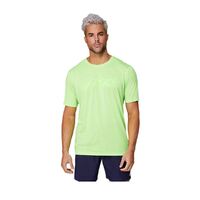 Asics Mens Triblend Training Short Sleeved Top - Gecko Green image