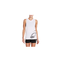 Asics Womens Core Graphic Tank - White image