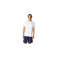 Asics Mens Court Short Sleeve Shirt - White  image