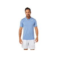 Asics Mens Court Polo Shirt - Blue Harmony image