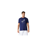 Asics Men's Court Spiral Shirt - Peacoat Blue image