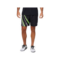 Asics Mens 7" Court Graphic Shorts - Black image