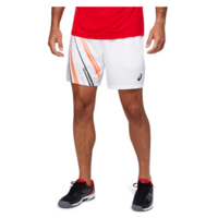 Asics Mens 7" Court Graphic Shorts - White image