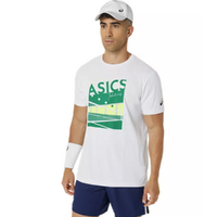 Asics Mens GS Graphic Tee - White image