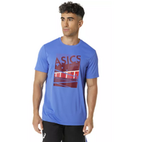 Asics Mens GS Graphic Tee - Sapphire  image