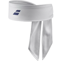 Babolat Unisex Tie On Headband - White image