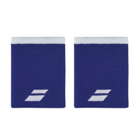 Babolat Logo Jumbo Wristbands - Blue/White image
