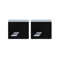 Babolat Logo Wristbands - Black/White image