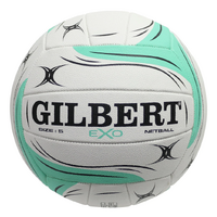 Gilbert EXO Trainer Netball (White/Green) - Size 5 image