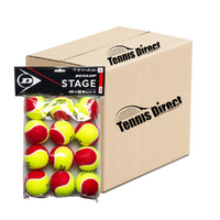 Dunlop Stage 3 Red Ball 12 Pack Carton (8 x 12 Ball Packs) image
