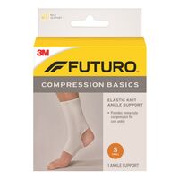 Futuro Compression Basics Elastic Knit Ankle Support image